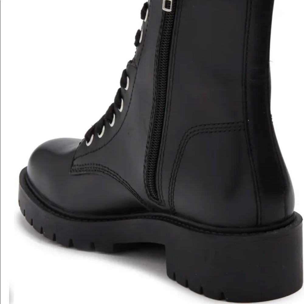 Steve Madden Checker Combat Boot.